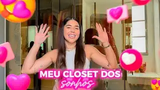 TOUR PELO MEU CLOSET - Antes de depois do closet no quarto.