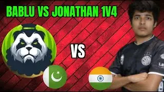 Jonathan 1v4 vs team bablu || india vs pakistan