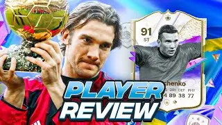 91 FUTURE STARS ICON SHEVCHENKO SBC PLAYER REVIEW | FC 24 Ultimate Team