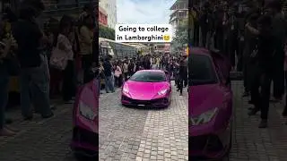Entire colleges looking at you! 😵&zwj;💫 #supercar #lamborghini #collegelife