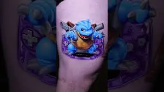 What was your first gaming console? #tattoo #pokemon #pokemontattoo #anime #animetattoo #videogame