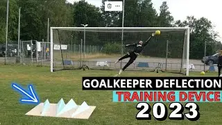 Goalkeeper deflection training equipment | Goalkeeper reflection device #soccertraining #football