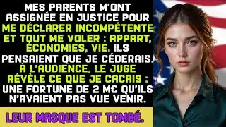 Mes parents veulent me mettre sous tutelle&hellip; Ils d&eacute;couvrent ma fortune cach&eacute;e au tribunal !