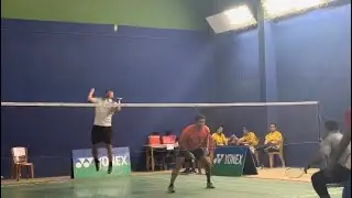 Badminton match of facultys National sports university imphal #armymotivationvideo #armystatus