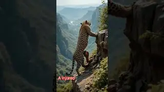 Injured Leopard Rescue  Broken Leg Saved by Helicopter Team #rescue #helicopter #leopard
