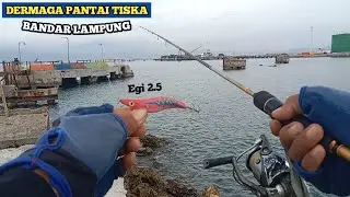 mancing cumi di dermaga pagi hari !!! DERMAGA PANTAI TISKA BANDAR LAMPUNG