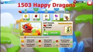 1503 Happy Dragons Fluffmoth Dragon Delight event-Dragon Mania Legends | DML