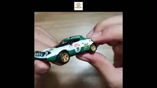 Lancia Stratos HF #11 MINI GT (1975 Sanremo 🏁🔥) #lancia #rally #stratos #minigt #diecast