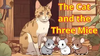 The Cat and the Three Little Mice: Funny Story for Kids | Bedtime Story