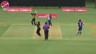 Nik Nur Athiela breaks opening pair of Nepal with her classy Off Spin - 3rd Women's T20I Match