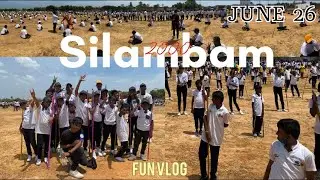 Silambam World Record - Our First  vlog -  3000 students perform silambam #ksrstudio #silambam