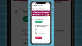 How to Delete Permanently WhatsApp Account - Android & iOS 2024
