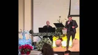 Samuel Druhora singing Once Upon A Christmas 