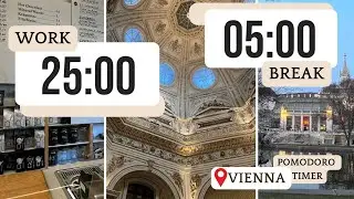 3 HOURS | Viennese Background | POMODORO TIMER 🎞 No Background Noise, Summer Atmosphere 🎞