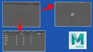 How to Enable Poly Count in Maya | Beginner Tutorial in 3D Modeling | Jc Games