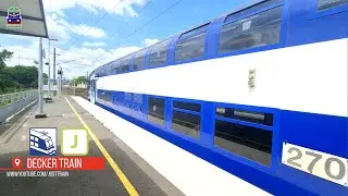 French Railway Line - J Transilien Double Decker Train | Just Train