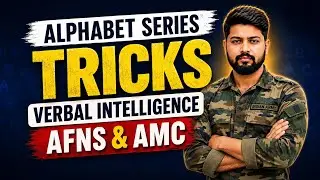 ALPHABET SERIES TRICKS :: VERBAL INTELLIGENCE :: AFNS & AMC