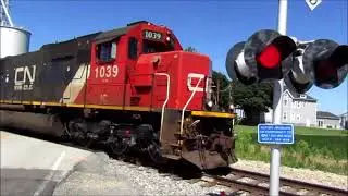 Canadian National L585 on Gilman (IL) Sub - June 27, 2022