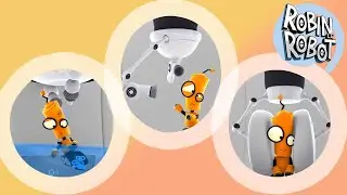 Probl&eacute;mes de boue |  Robin le Robot | Dessins Anim&eacute;s Pour Enfants