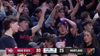 Darius Adams For Three vs. Ohio State | Maryland Basketball