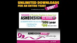 Ashe Design $199 Annual Membership Sale is Here!
