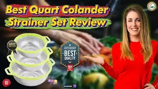 5 Quart Colander Strainer Sets That Will CHANGE Your Cooking