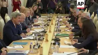 Kerry and Lavrov exchange banter about their age