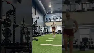 Banded Monster Lunges - up + down