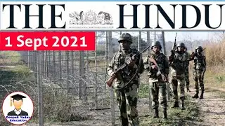 1 September 2021 | The Hindu Newspaper analysis | Current Affairs 2021 #UPSC #IAS #EditorialAnalysis