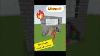Minecraft automatic castle door 🔥 #minecraft #shorts