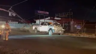 Person hospitalized after car crashes into Sacramento power pole