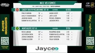 Northcote 1st XI v Casey South Melbourne 1st XI