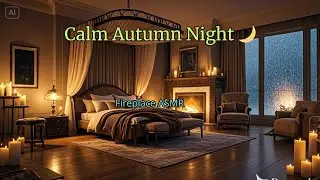 Fireplace Piano Music 🔥 Relaxing Soft Piano & Crackling Fire Sounds for Sleep & Study
