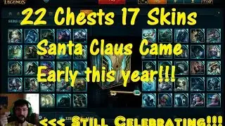 Hextech Crafting 22 Chests 17 Skins Awesome results - League of Legends