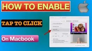 How do you enable tap to click on a Mac in Hindi?