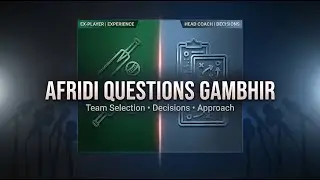 Shahid Afridi Takes a Dig at Gautam Gambhir | Criticizes Team Selection Decisions
