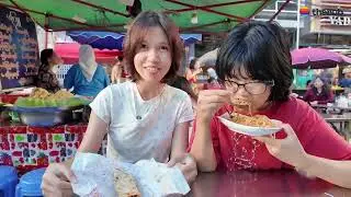 မြန်မာ့ဂုဏ်ရည်လမ်းမှာ👈 street food🌮🍗 တွေကို ကျပ် ၂၀၀၀၀ လောက်နဲ့ ပတ်စားကြမယ်😋😘