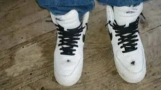 Nike Air Force 1 '07 High 'Perforated White' Toe Wiggle 2