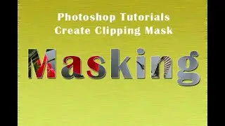 how to use create clipping mask using Photoshop