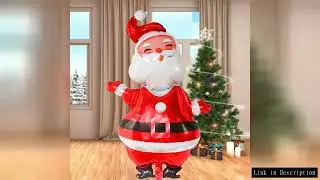 2pc 119cm Christmas Balloon Large Santa Claus Decorative Balloon Aluminum Foil Balloon For Christmas
