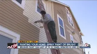 Painting your home: Spray paint or brush?