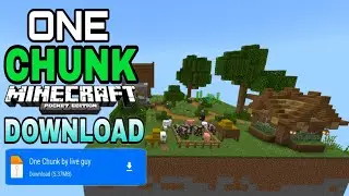 Minecraft Pe ONE CHUNK Map 1.19 | one chunk minecraft download pe 1.19 | Minecraft Pe ONE CHUNK Map