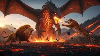Lion & Tiger vs Ancient Dragon – Fire Cannot Be Outrun | Concept Cinemas