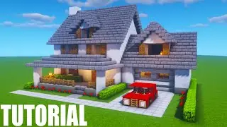 Minecraft Tutorial: How To Make A Modern Suburban House 1 