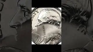 $7,600 Lincoln Penny Struck On A Roosevelt Dime! #shorts