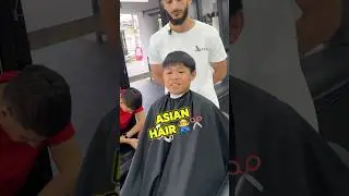 Haircut for straight Asian hair in 📍Sydney. #haircuts #barbers #sydneybarber