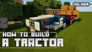 Minecraft : How to Build - A Tractor