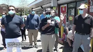 Edison Council President  Joyce Ship-Freeman Participates in Food Pantry
