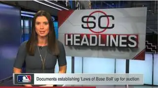 ESPN is Covering SCP Auctions' Sale of the 1857 'Laws of Base Ball'