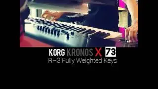 Korg KRONOS X Demo 4 - Derek Sherinian Custom Wah lead on fully Weighted Keys